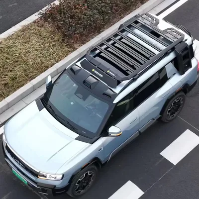 방정식 Leopard 8 2025 지붕 플랫폼 사다리 탐색기 자동차 오프로드 수정 새로운 지붕 수하물 랙