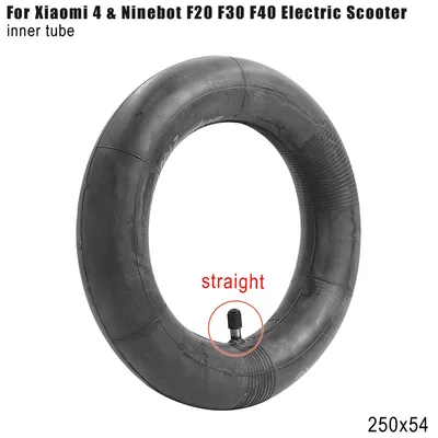 Ninebot F20 F30 F40 전기 250x54 스케이트 보드 타이어 용 Xiaomi 4 용 10 인치 내부 타이어 전기 스쿠터 내부 튜브 카메라