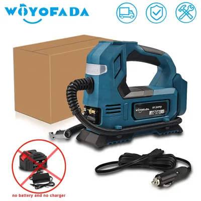 자동차 자전거 타이어 공에 대 한 무선 전기 공기 펌프 Makita 18V 배터리에 대 한 휴대용 자동차 타이어 팽창기 공기 압축기