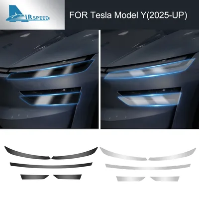 Tesla Model Y Juniper 2025-up 투명 보호 B 필러 테일 라이트 필름 용 PPF 자동차 페인트 보호 헤드 라이트 필름