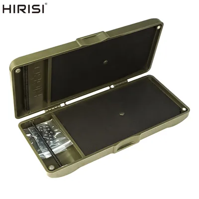 Hirisi 잉어 낚시 후크 링크 리그 지갑 태클 상자 잉어 낚시 라인 장비에 대한 Zig Chod 뻣뻣한 머리 리그 보관 상자