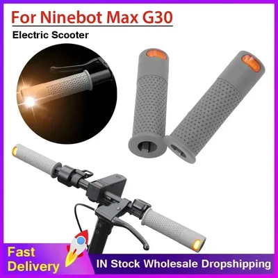 Ninebot Max G30 전동 스쿠터 핸들 바 회전 신호등 (원격 제어 LED 조명 액세서리 포함) 용 핸들 바 수정