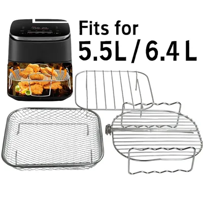 Cosori 5.5 L 6.4L 오븐 그릴 랙용 에어 프라이어 베이킹 랙 에어 프라이어 Rejilla 액세서리