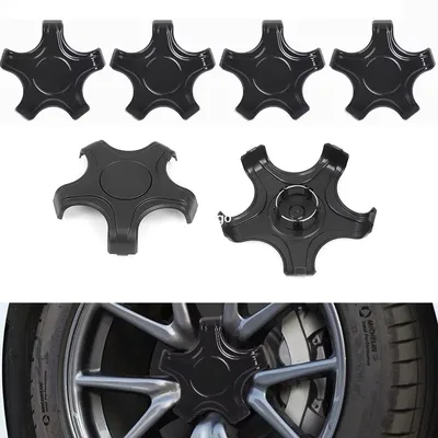 Tesla Model 3용 휠 캡 키트 18인치 기존 표준 림 센터 캡 Hubcaps 커버 Aero [흰색 및 빨간색 T 로고]