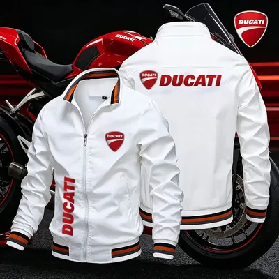 2026 Ducati 남성용 오토바이 재킷 봄 여름 야외 레저 패션 스포츠 코트 초박형 지퍼 자외선 차단 의류