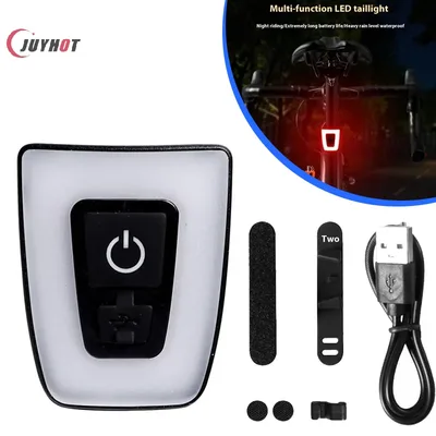 자전거 라이트 자전거 후면 조명에 대 한 USB 충전식 손전등 IP65 방수 자전거 헬멧 미등 사이클링 경고 램프 플래시