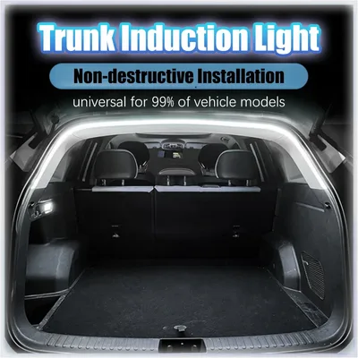 Suv 용 자동차 트렁크 주변 조명 스트립 유연한 PVC 자동 Led 라이트 스트립 비파괴 설치 범용 12V/24V
