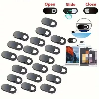 5pcs 휴대 전화 컴퓨터 렌즈 커버 카메라 보호 커버 금속 차단 스티커 웹캠 커버 개인 정보 보호 커버