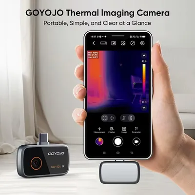 GW192A 열 화상 카메라 192X192 전자 열 카메라 수리, 안드로이드 Type-C IOS 전화 모바일 열 카메라 용