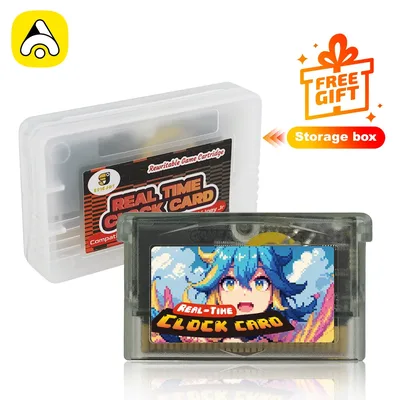 재기록 가능한 32MB 1Mbit 플래시 GBA RTC 카트리지(GBA SP/GB 마이크로/게임보이 플레이어/GB 포켓용)