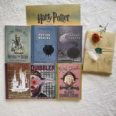애니메이션 마법 주변기기 팬의 수제 노트북 포션 도서 Quibbler 커버 메모장 학생 어린이 문구 생일 선물