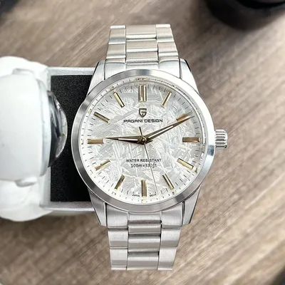 PAGANI DESIGN 40MM 운석 다이얼 남성용 쿼츠 시계 럭셔리 비즈니스 사파이어 316L 스테인레스 스틸 100M 방수 시계 남성용