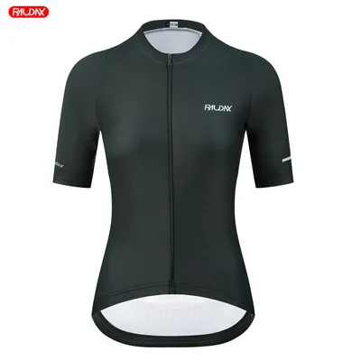 Raudax 여성용 사이클링 저지 반팔 레이싱 탑 자전거 자전거 착용 Maillot 사이클리스트 의류 스포츠 활동 야외용 셔츠