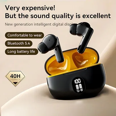 TWS 이어폰 형 무선 이어 버드 스마트 LED 디스플레이 터치 컨트롤 이어폰 HIFI 스테레오 사운드 Bluetooth 호환 5.3 For Apple Xiaomi