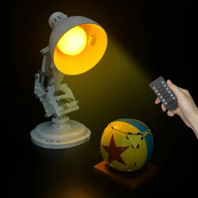 LYBMTWF LED 조명 세트 21357 레고 Luxo Jr. 빌딩 블록 벽돌 DIY 램프 장난감에 적합(모델은 포함되지 않음)