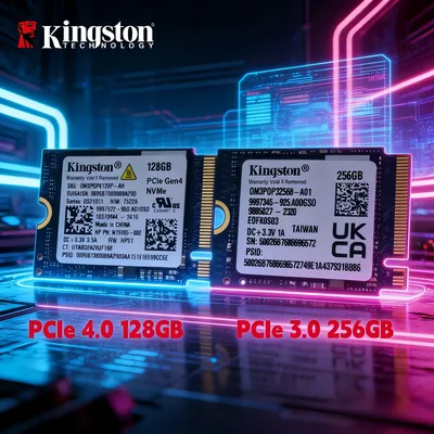 킹스톤 OM3 128GB PCIe 4.0 & OM3 256GB PCIe 3.0 게이밍 M.2 2230 NVMe 내장 SSD - 스트림 덱, 노트북 및 데스크탑 호환