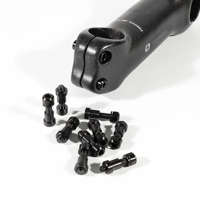 CNC 자전거 부품 티타늄 자전거 스템 볼트 너트 |   로드 MTB 카본 스템 포크 고정 볼트 |   M5x16/18/20mm 잠금 핸들 |   2개