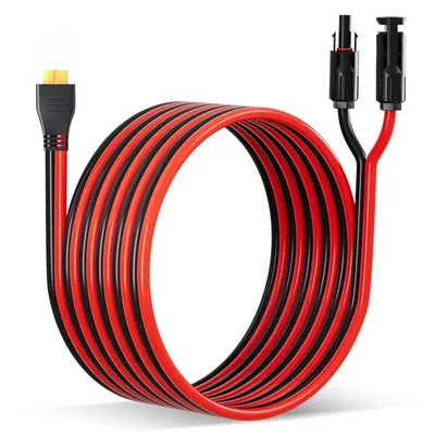 ALLPOWERS R600 Ecoflow River Delta Anker SOLIX 등을 위한 6m/3m/1.5m XT60-태양광 패널 커넥터 충전 코드 태양광 발전기