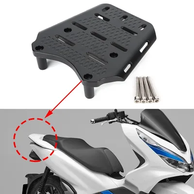 PCX 125 150 2014-2019 용 CNC 알루미늄 합금 오토바이 후면 수화물 랙 홀더 선반 용 후면 수화물 랙