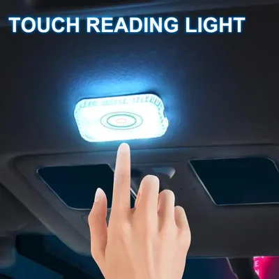 자동차 실내 LED 배선 불필요 조명, 차량 독서등, 터치 감지, 트렁크 풋 분위기 서라운드 라이트