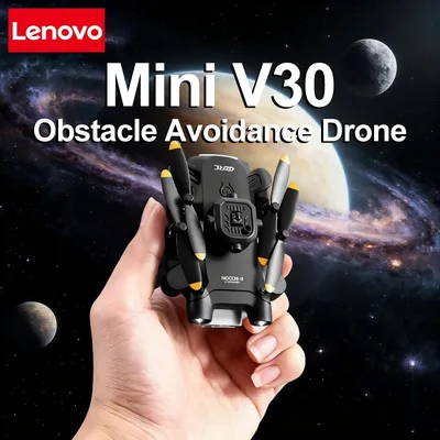 레노버 미니 V30 드론 8K 항공 HD 전문가용 RC FPV 드론 5면 지능형 장애물 회피 미니 편리한 GPS 드론