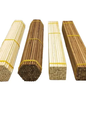 50개 대나무 막대 - 20cm/30cm/50cm 연 제작용 공예 스틱 건축 키트 및 건축 자재