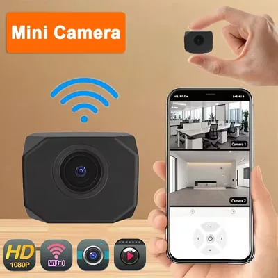 4K HD WiFi 보안 카메라, 가정용 미니 스마트 실내 IP 감시 카메라, 앱 원격 모니터링, 휴대용 디자인 2026