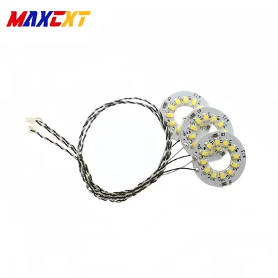 MAXCXT 3PCS 15/30cm 미니 0.8mm 핀 호환 LED 원형 조명 레고 빌딩 블록 모델 DIY 액세서리용 12개 입자