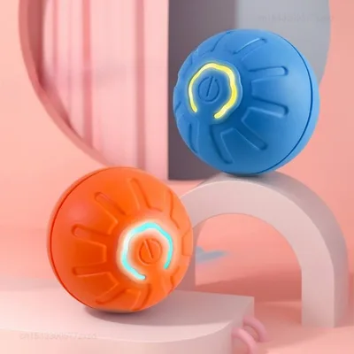 고양이 인터랙티브 바운싱 볼 스마트 고양이 장난감 USB 충전식 자동 롤링 전기 애완동물 장난감 고양이 게임 액세서리