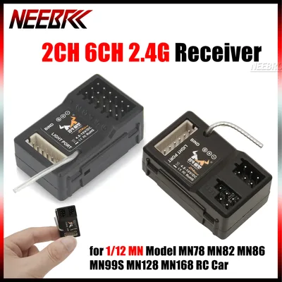 2CH 6CH 2.4G 라이트 그룹 연동 LED 리시버 4.8-10V DC 1/12 RC 자동차 크롤러 MN82 MN86 MN78 MN99 MN128 MN168 MN111 MN90 WPL용
