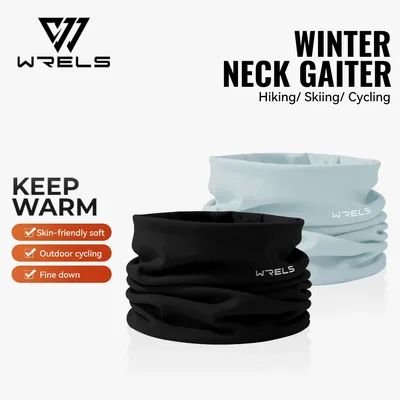 WRELS 겨울 넥 게이터 넥 워머 커버 스키 게이터 남녀용 플리스 두꺼운 방풍 스키 마스크 스카프 통기성 페이스 마스크