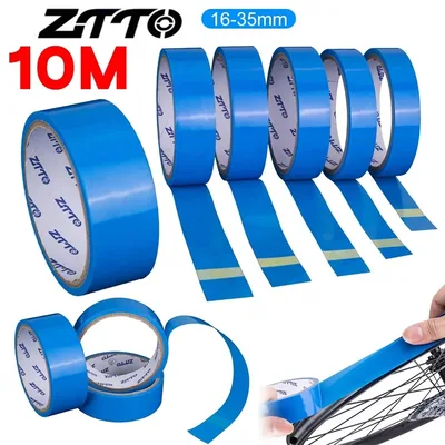신제품 ZTTO 자전거 튜블리스 림 테이프 10M 내마모성 자전거 부품 MTB 로드 바이크 휠용 림 테이프 스트립