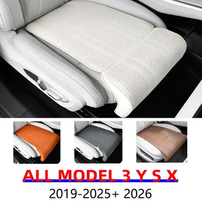 테슬라 모델 3 Y S X 주니퍼 YL 2026 2025-2020 운전석 및 조수석 발받침 가죽 통기성 논슬립 카시트 발받침 커버