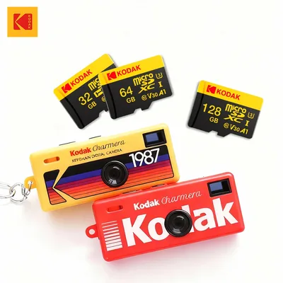 코닥 차메라 키체인 디지털 카메라용 마이크로 SD 카드 32GB 64GB 128GB 코닥 카메라용 디자인 마이크로SD 카드 메모리 카드