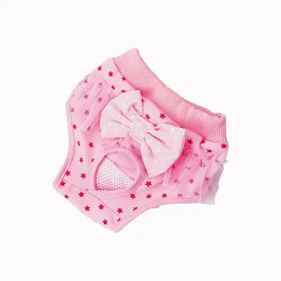 강아지 용품 레이스 애완동물 생리 팬츠 기저귀 세탁 가능한 강아지 생리 팬츠 강아지 옷 통기성 고양이 반바지 봄