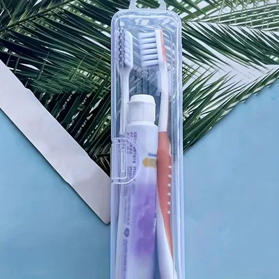 무향 여행용 칫솔 케이스 3개, 휴대용 전동 칫솔 및 치약 용기, 통기성 칫솔 상자