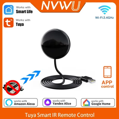 Tuya WiFi 스마트 IR 리모컨 범용 TV/DVD 컨트롤러 Alexa, Google Home, Tuya Smart Life와 호환