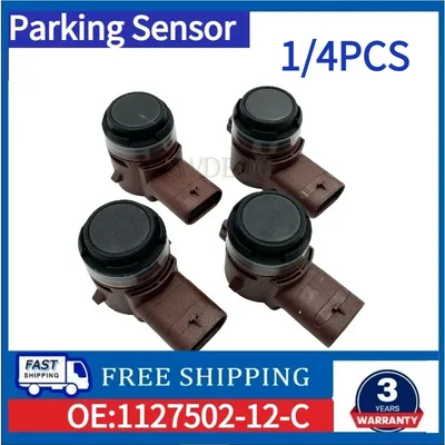 1/4pcs 112750212C 주차 센서 보조 PDC 자동차 액세서리 Tesla 3 X S Y 2016 2017 2018 2019 2020 2021 1127502-12-C