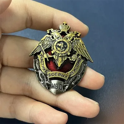 1Pc 러시아 양두 독수리 방패 메달 브로치 영화 및 텔레비전 소품 엠블럼 기념 컬렉션 장식품