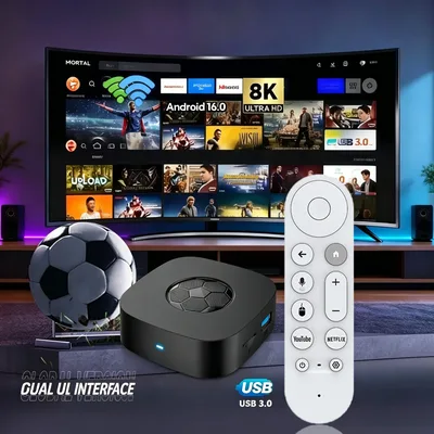 2026년 신제품 T1 울트라 TV 박스 듀얼 UI 인터페이스 8K 울트라 HD 안드로이드 16 8GB 128GB WIFI 6 어시스턴트 스마트 스트리밍 미디어 플레이어