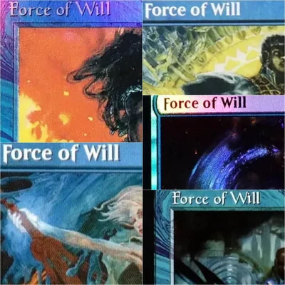 의지의 힘 고품질 TCG 마법 프록시 블랙 프록시 플레잉 카드 수집 보드게임 덱 트레이딩 카드