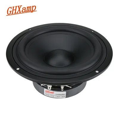 GHXAMP 7 인치 178MM 미드베이스 스피커 유닛 130W HIfi Mediant 홈 시어터 딥베이스 우퍼 라우드 스피커 고무 엣지 1pc