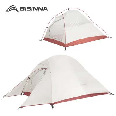 BISINNA 2인용 캠핑 텐트 경량 방수 야외 트레킹 여행 배낭여행 하이킹 낚시 사이클링 텐트