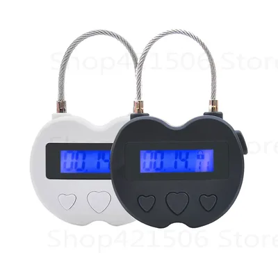스마트 타임락 LCD 디스플레이 타임락 다기능 여행용 전자 타이머, 방수 USB 충전식 임시 타이머 자물쇠
