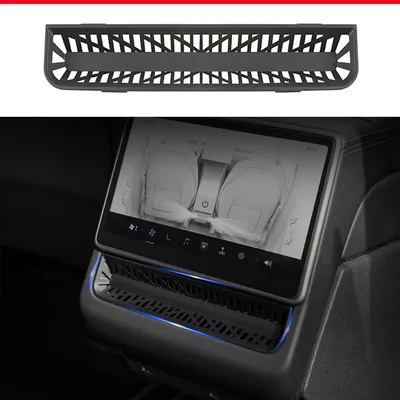 2025 2026 테슬라 모델 3 Y 주니퍼 리어 컨디션 에어벤트 아울렛 커버 에어 플로우 벤트 보호 그릴 자동차 액세서리