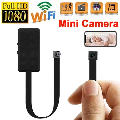 1080P HD DIY WiFi 미니 카메라 휴대용 비디오 레코더 마이크로 캠코더 P2P 무선 웹캠 루프 녹화 지원 원격 보기