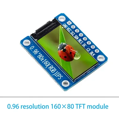 Y-1 Pc 0.96 인치 IPS OLED 디스플레이 모듈 80*160 65K RGB ST7735 Arduino DIY 전자 프로젝트용 TFT LCD 보드