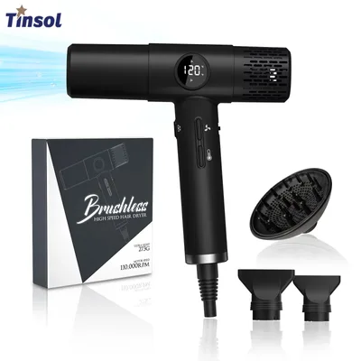 TINSOL 프로페셔널 음이온 헤어드라이어, 빠른 건조, 고속 헤어드라이어, 살롱 및 가정용 항온 헤어케어
