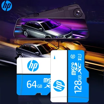 HP 정품 메모리 카드 128GB 64GB 32GB TF SD 카드 A1 V30 Class10 UHS-1 고속, 블랙박스 및 감시 카메라 호환