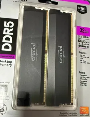 32GB DDR5 6000MHz RAM 키트, 16GB 데스크탑 게이밍 메모리, AMD EXPO C36/C48 저지연 오버클럭킹
